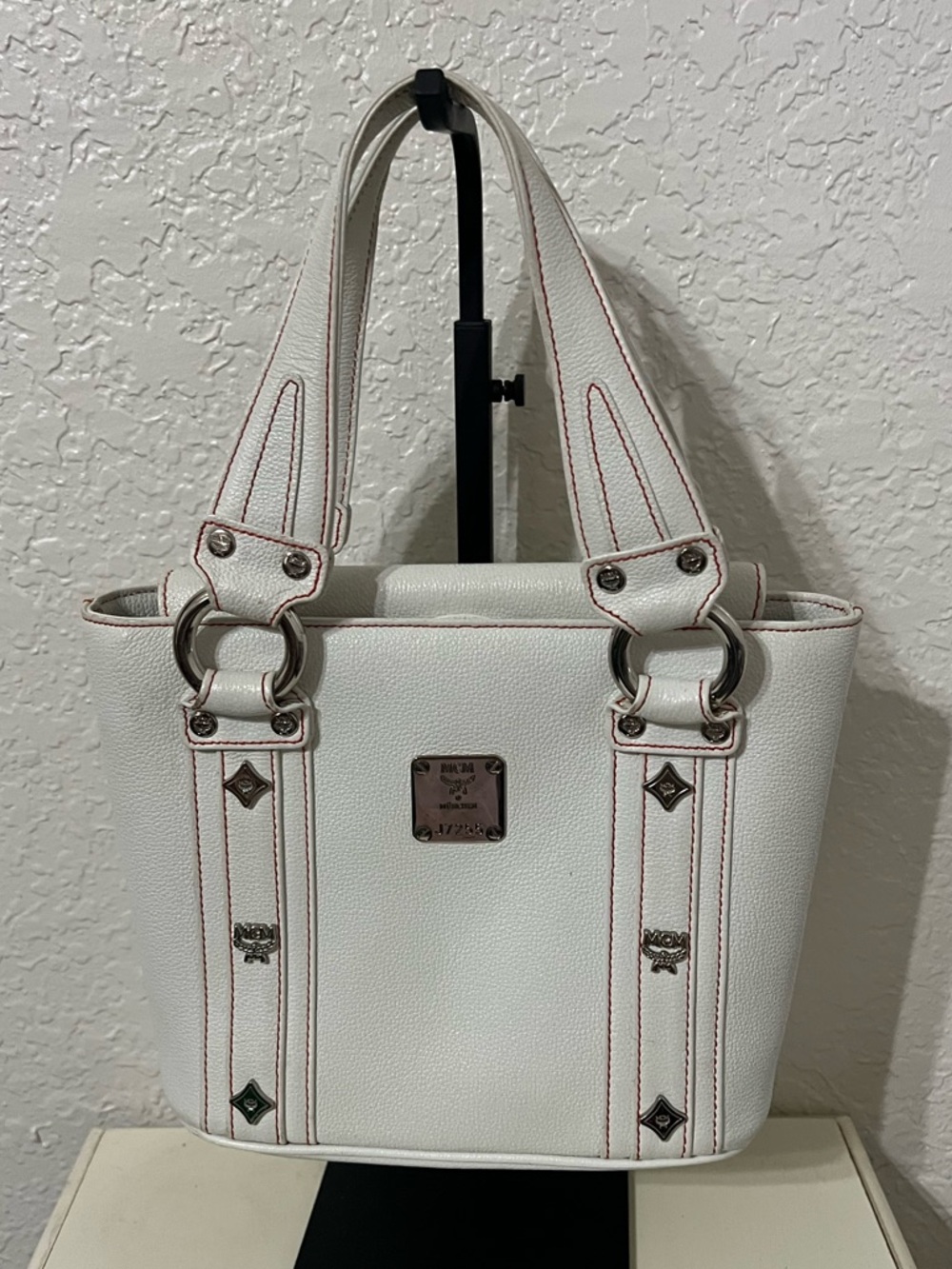 MCM Small Women's Bag with Silver Hardware